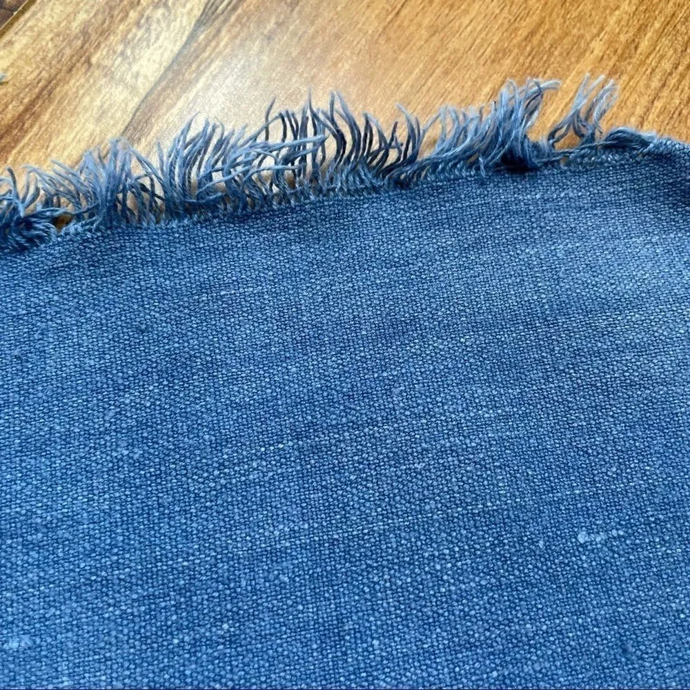 Vintage Set of 2 Blue Placemats/ Doilies/ Napkins